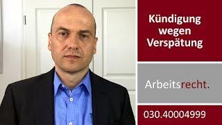 Kündigung wegen Verspätung | Fachanwalt für Arbeitsrecht Alexander Bredereck