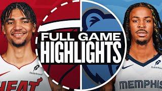 HEAT at GRIZZLIES | NBA PRESEASON FULL GAME HIGHLIGHTS | October 18, 2024