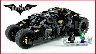 LEGO DC Comics Super Heroes 76240 Batmobile Tumbler Speed Build for Collectors - Brick Builder