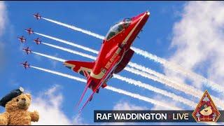 LIVE RAF WADDINGTON HOME OF THE ROYAL AIR FORCE AEROBATICS TEAM RED ARROWS 29.05.25