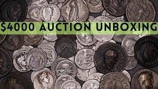 $4000+ Coin Auction Wins Unboxing Video - Ancient Roman Coin and Greek Coin Unboxing