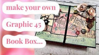 How to Make a Graphic 45 Book Box Tutorial | Country Craft Creations | The Music Box