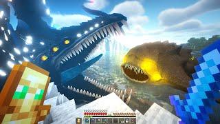 Gargantuan Leviathan VS Bloop in Minecraft