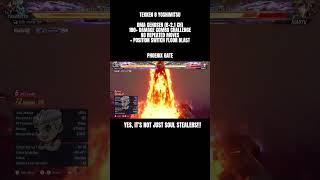 TEKKEN 8 Yoshimitsu #shorts #100DmgChallenge #combo NO REPEATED MOVES, FLOOR BLAST on PHOENIX GATE