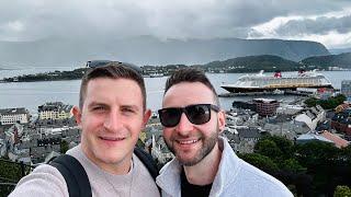 Disney Cruise Line Vlog | Disney Dream | Alesund Norway | Byrampen Viewpoint | Short Vlog