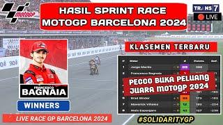 Hasil MotoGP Hari ini - Hasil Sprint Race Gp Barcelona 2024 - klasemen Motogp 2024 - Jadwal Motogp