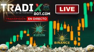 TRADIX EVOLUCIONA Ahora opera Futuros en KUCOIN y BINANCE mediante API. Máxima Transparencia.