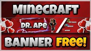 How to Make a Minecraft BANNER/CHANNEL ART For Your YouTube Channel on Android & iOS For Free!