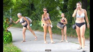 BUSHMAN PRANK 2024: BUSHMAN SCARING SUMMER REACTIONS