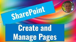 Manage SharePoint pages using the left navigation pane