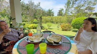 Balik Kampong Musim Durian..."Going back home during Durian Season"  #TiongTroveFamilyFarm