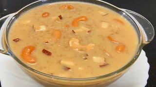 கோதுமை பாயாசம் இப்படி செஞ்சு அசத்துங்க/Broken wheat kheer/Gothumai payasam/payasam recipe in tamil