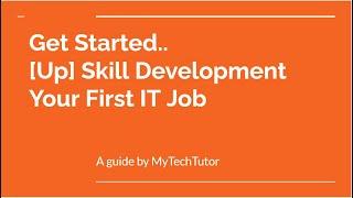 IT Career Guide Upskill Introduction 1