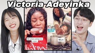 Koreans React To Best of Victoria Adeyinka TikTok!