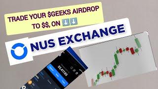 How to Trade Your $GEEKS Airdrop to Usdt on ONUS Exchange 