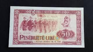 ALBANIA 50 Lekë (1976) | Banknote Encyclopedia