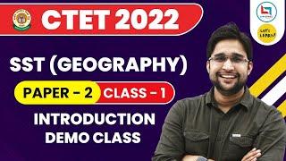 CTET 2022 Target Batch | SST - Geography Demo Class by Vivek Sir | Let's LEARN