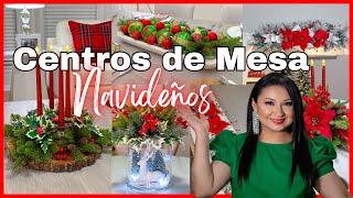 CENTROS de MESA NAVIDEÑOS / Decoración Navideña 2024 / Christmas Decor 2024