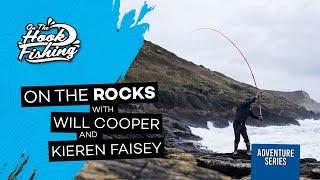 Shore fishing on the rocks with Kieren Faisey and Will Cooper