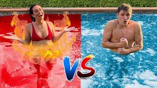 HOT vs COLD POOL Challenge!