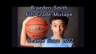 Ultra-Quick 2022 PG Braeden Smith:Seattle Stars:Ranked Nationally by coast2coastpreps.com