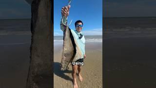 Using MASSIVE Bait At The Beach And This HAPPENED...(Part 1)