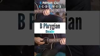 B Phrygian Scale | Guitar Scales for Beginners | Guitar Theory with Aman Verma #learnguitar