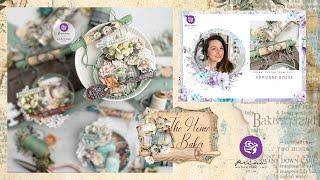 Stir Up Some Fun with this DIY Altered Mason Jar Lid Tutorial Using The Home Baker Collection