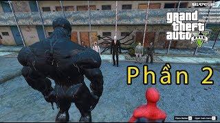 GTA 5 Mod - Venom Tham Gia Cuộc Chiến Truy Lùng Slenderman Cùng Spider Man (Phần 2)