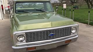 1971 Chevrolet C20 Longhorn Rare 88-4676C