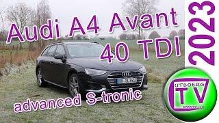 Test Audi A4 Avant 40 TDI advanced - UTBOERG Review, Fahrbericht und Autotest 2023