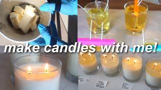 MAKE CANDLES WITH ME! TOP SECRETS OF CANDLE WAX TESTING REVEALED FT. HIVE AND HONEY