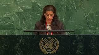 ICAN’s Sanam Anderlini addresses the UN 6th Review of the UN Counter Terrorism Strategy