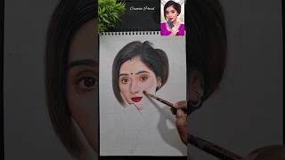 Realistic portrait of @thepaayaljain #shorts #shortvideo #trending