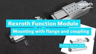 [EN] Bosch Rexroth: Function Module (FMS) - Motor mounting with flange and coupling