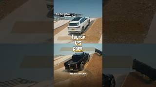 One-Side Wheel Traction Test  VW Tayron VS GWM POER #vw #suv  #offroad