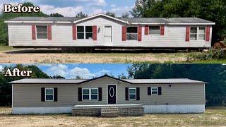 REMODELING OUR DOUBLE WIDE MOBILE HOME |BEFORE & AFTER