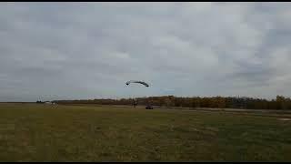 swoop racing with a car on canopy XF15-77