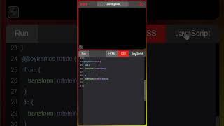 3D Rotating Text Ring | HTML CSS JavaScript
