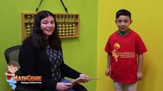 How kids do Mental Math at Math Genie. 10 mins of Mental Math practice can make your child Gifted.