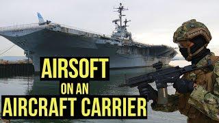 Airsoft on an Aircraft Carrier | Milsim Maritime Operation High Tide (HK 416C with Acetech Tracer)