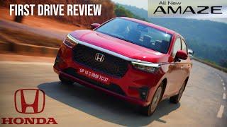 2025 Honda Amaze First Drive Review | CVT i-VTEC Shifts @6K rpm