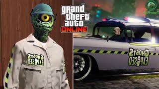 Ghost Exposed Event - Unlock Ghostbuster Outfit & Ecto-1 Livery in GTA Online!