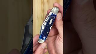 Case Mini CopperLock Jig Blue Bone Pocket Knife