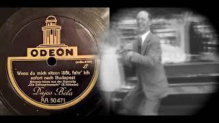 (1926) Wenn du mich sitzen lässt fahr'  ich sofort nach Budapest - Dajos Bela
