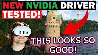 THIS IS IMPRESSIVE! NEW Nvidia Driver 560.81 TESTED | MSFS QUEST 3, Pimax Crystal Light & Varjo XR-4