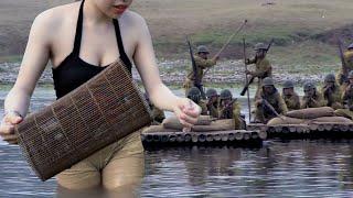 A sexy country girl who is fishing transform into a assassin kills the whole Japanese army