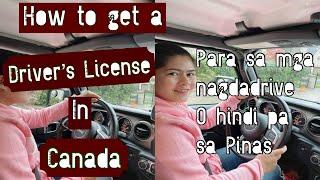 PAANO KUMUHA NG DRIVER’S LICENSE SA CANADA?