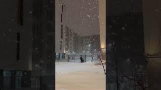 Saint Petersburg A lot of snow fell, a very beautiful winter! #winterstorm #snowwhite