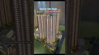 | 3bhk flats for sale in Aparna new lands at Tellapur,Hyderabad #3bhk #aparna #tellapurflats #flat